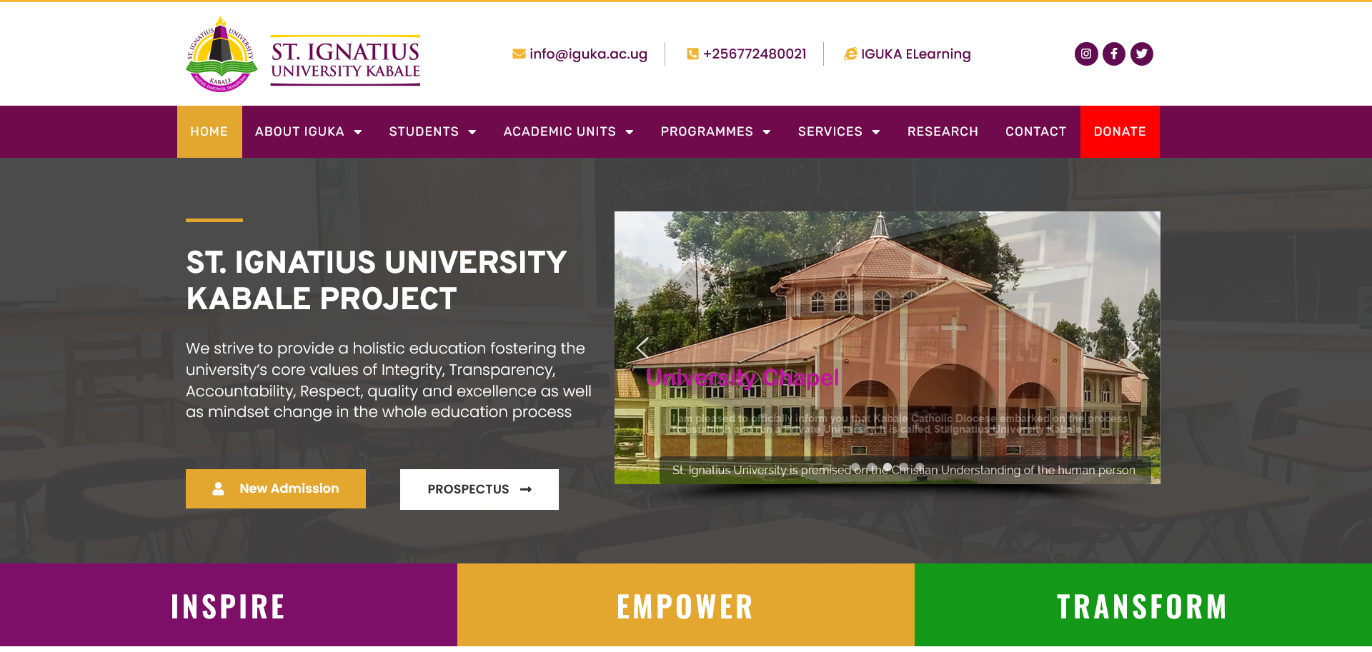 You are currently viewing St. Ignatius University Kabale