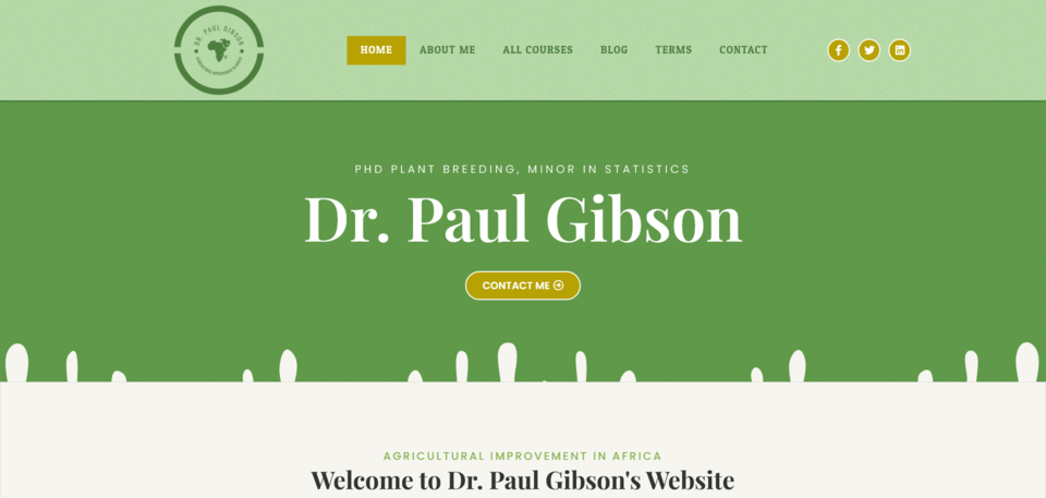 You are currently viewing Dr. Paul Gibson Website